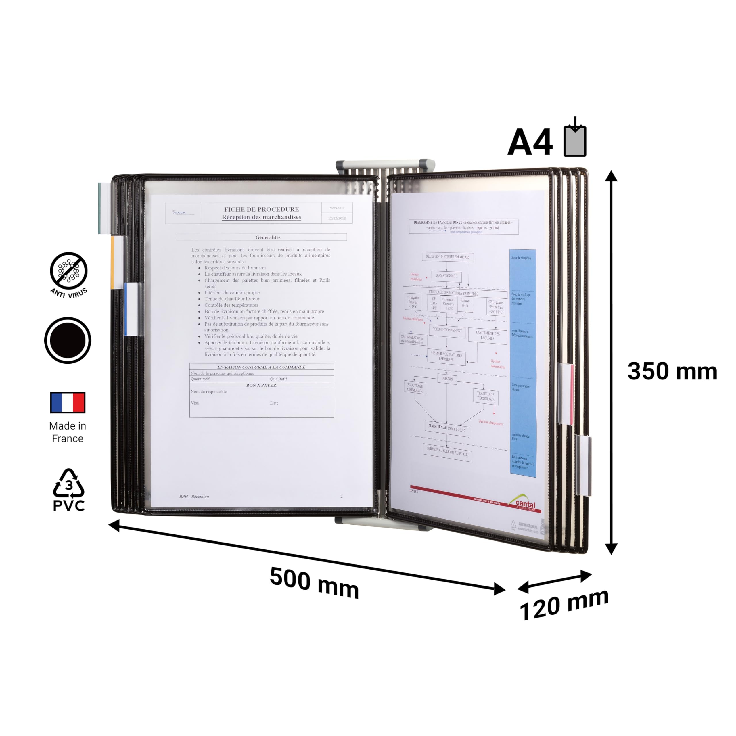 TARIFOLD 414507 Leggio Speciale a Muro