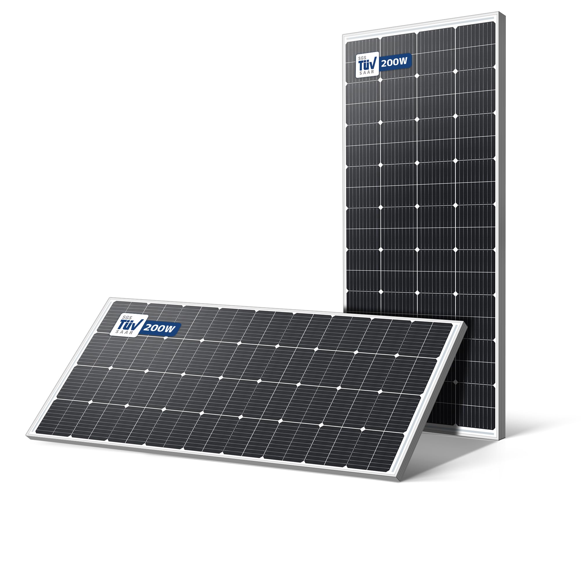 Amazon | 【IEC基準・TUV規格品】 LVYUAN 400W ソーラーパネル 200W×2 