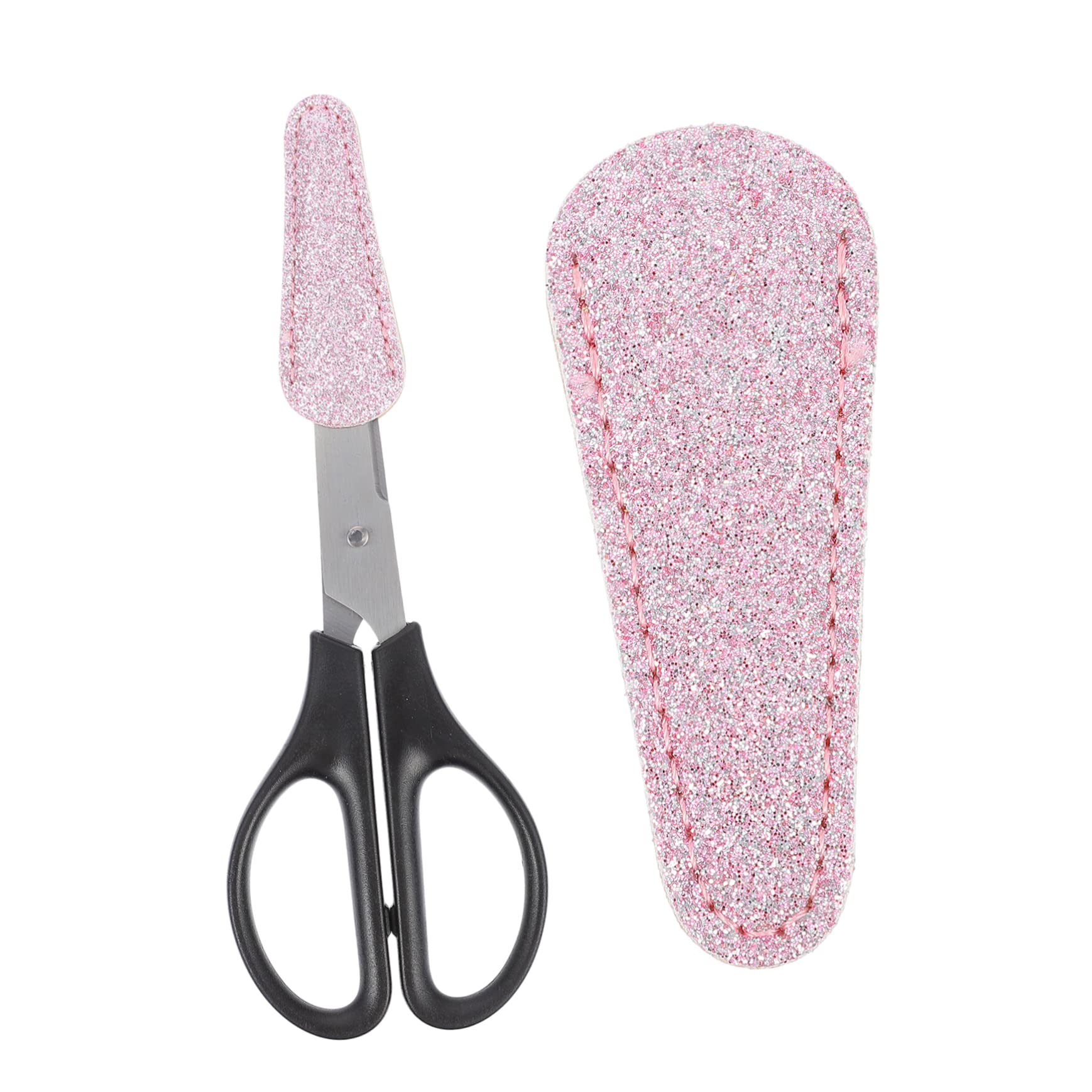 MUSISALY Leather Scissors Cover Scissor Barber Shear Case Small Scissors Protector for Hair Cutting Tools