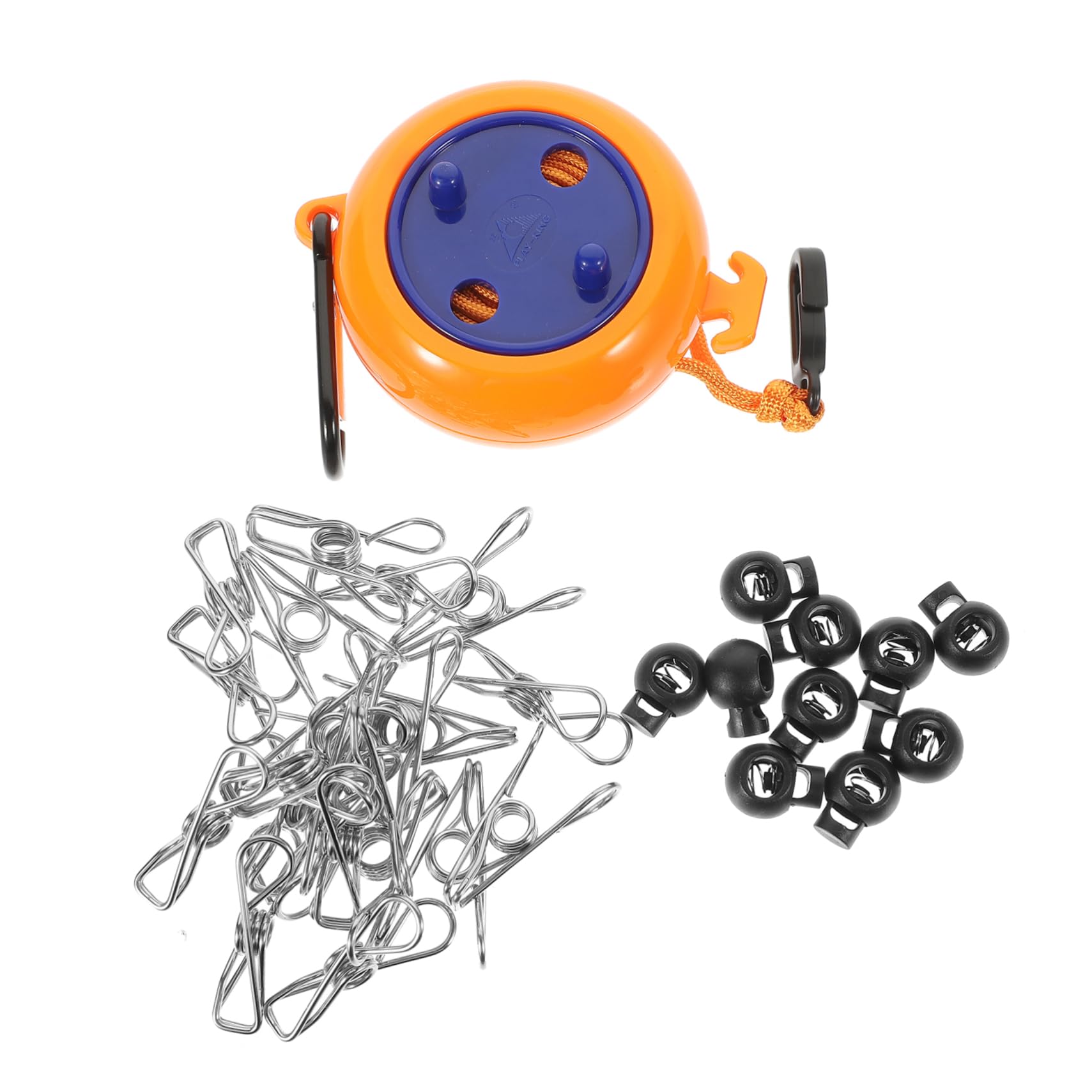 Cabilock 1 Set Portable Telescopic Clothesline Non Punching Clothesline for Travel Compact Design for Indoor Outdoor Use Versatile Drying for Camping Laundry