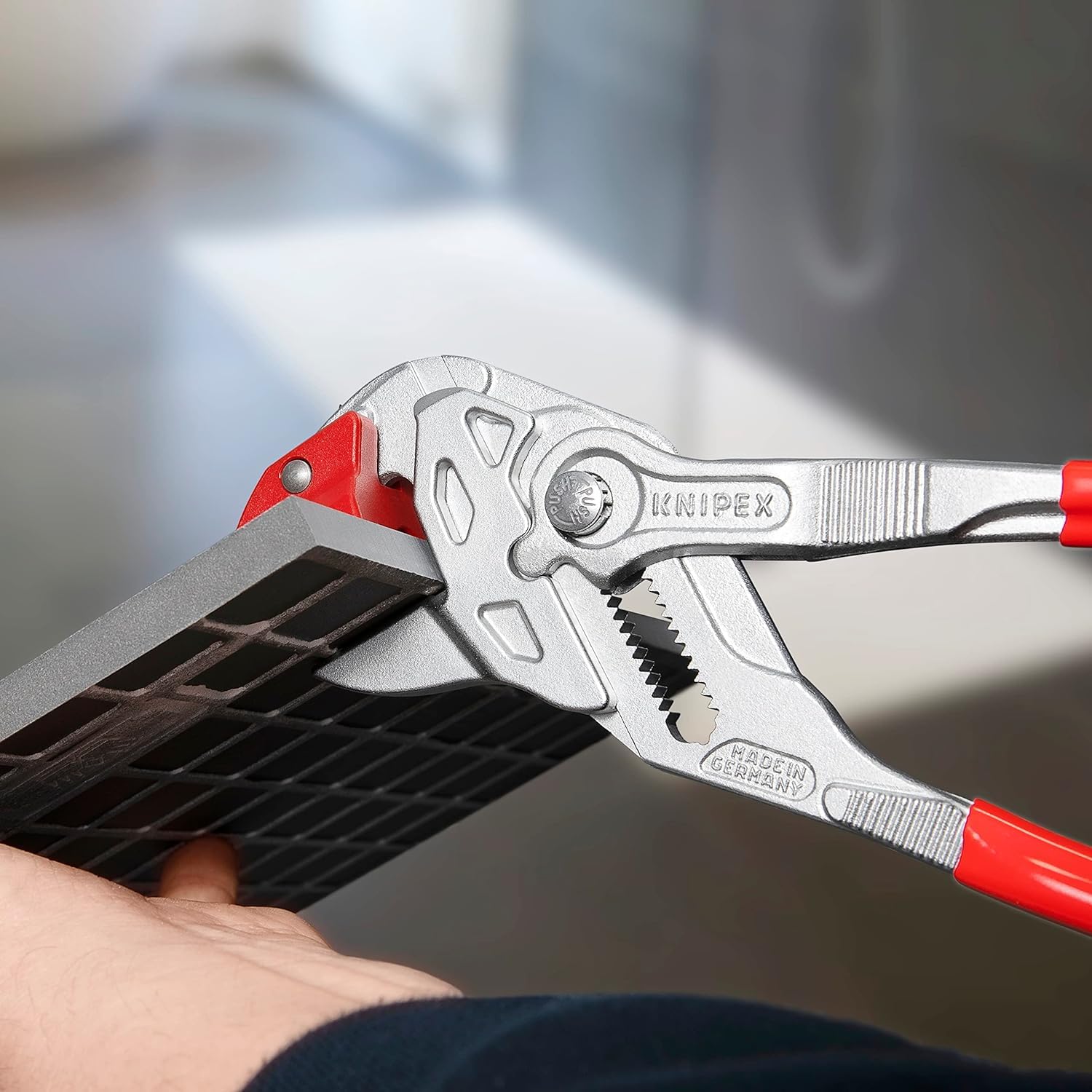 KNIPEX Tenaza para cortar baldosas y azulejos cromado recubiertos de plástico 250 mm, 91 13 250