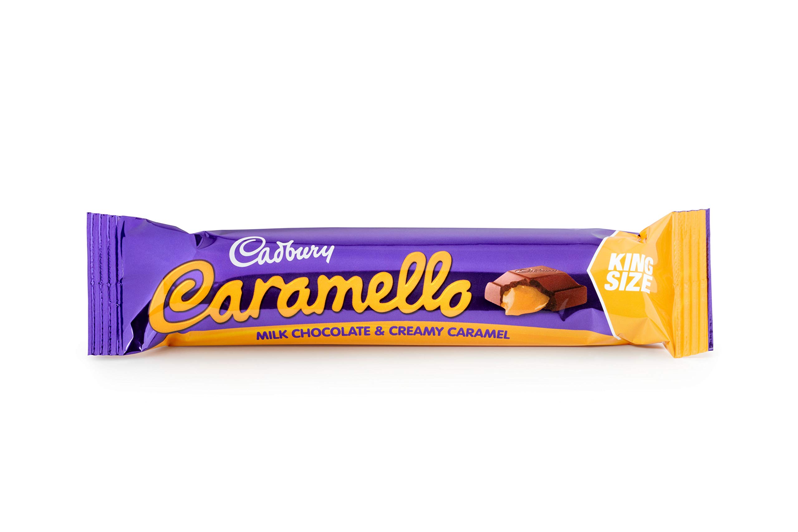 CADBURY CARAMELLO Milk Chocolate and Caramel King Size Candy, Holiday