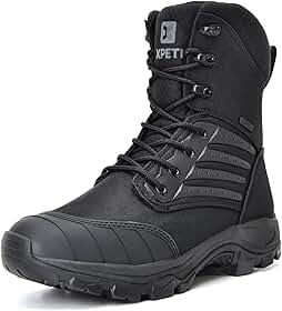 Bota de caça masculina Shadow Trak leve, impermeável, militar e tática