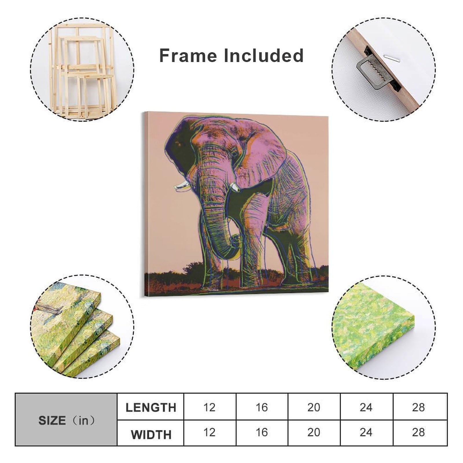 【ポスター】アンディ ウォーホル african elephant A1サイズ ポスター】アンディ ウォーホル african elephant A1サイズ
