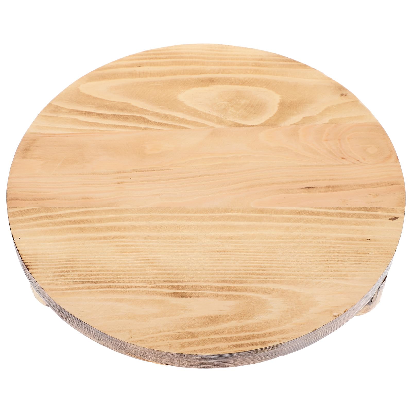 Base de Madera Redonda para Macetas y Bonsáis, Soporte Multifuncional Fácil de Instalar para Exhibición en Escritorio de Sala de Estar