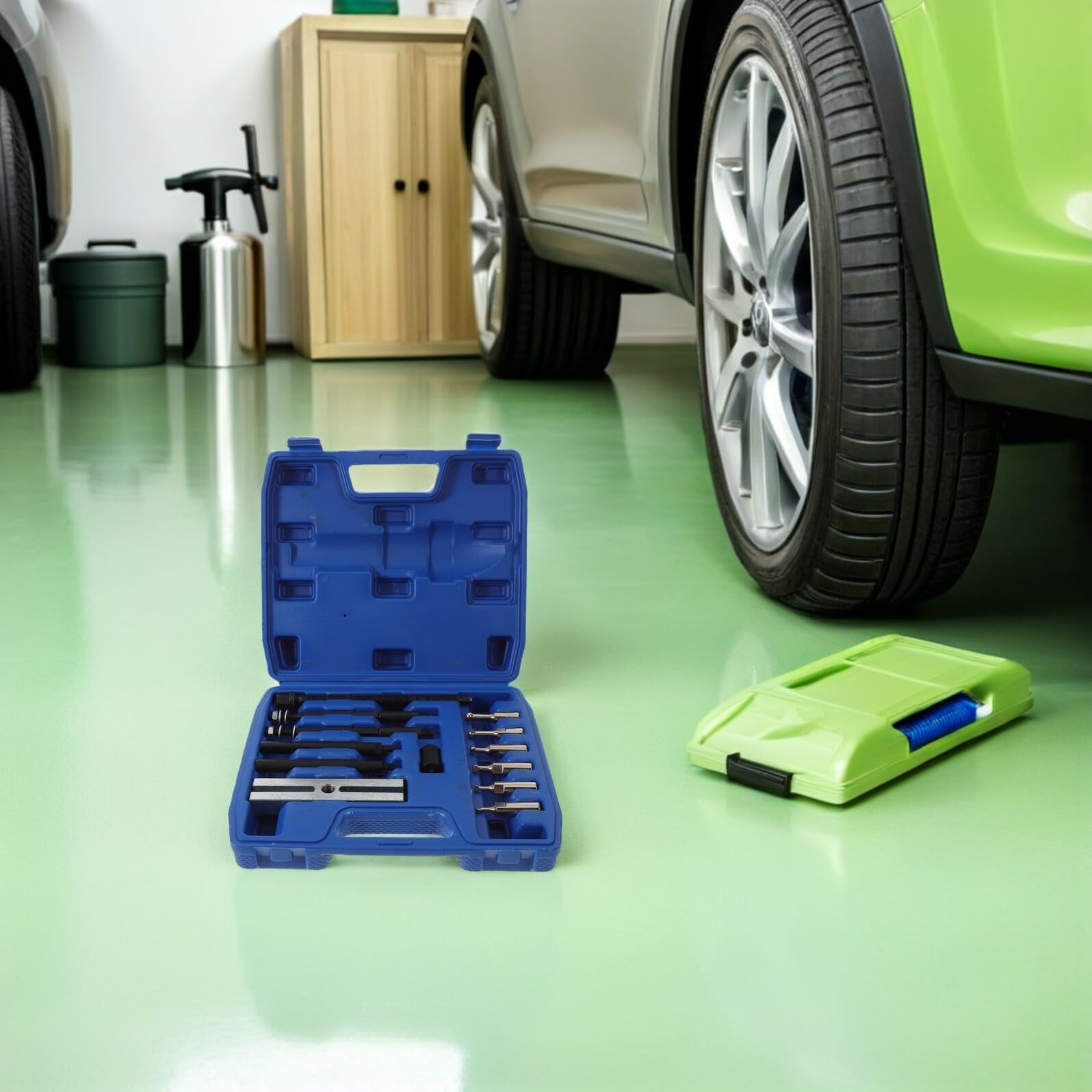 HEMOTON Kit Extracteur de Roulement à Alésage Intérieur 13 Pièces, Outil de Démontage de Roulements Automobiles, Extracteur Mécanique pour Volants et Transmissions, Usage Professionnel