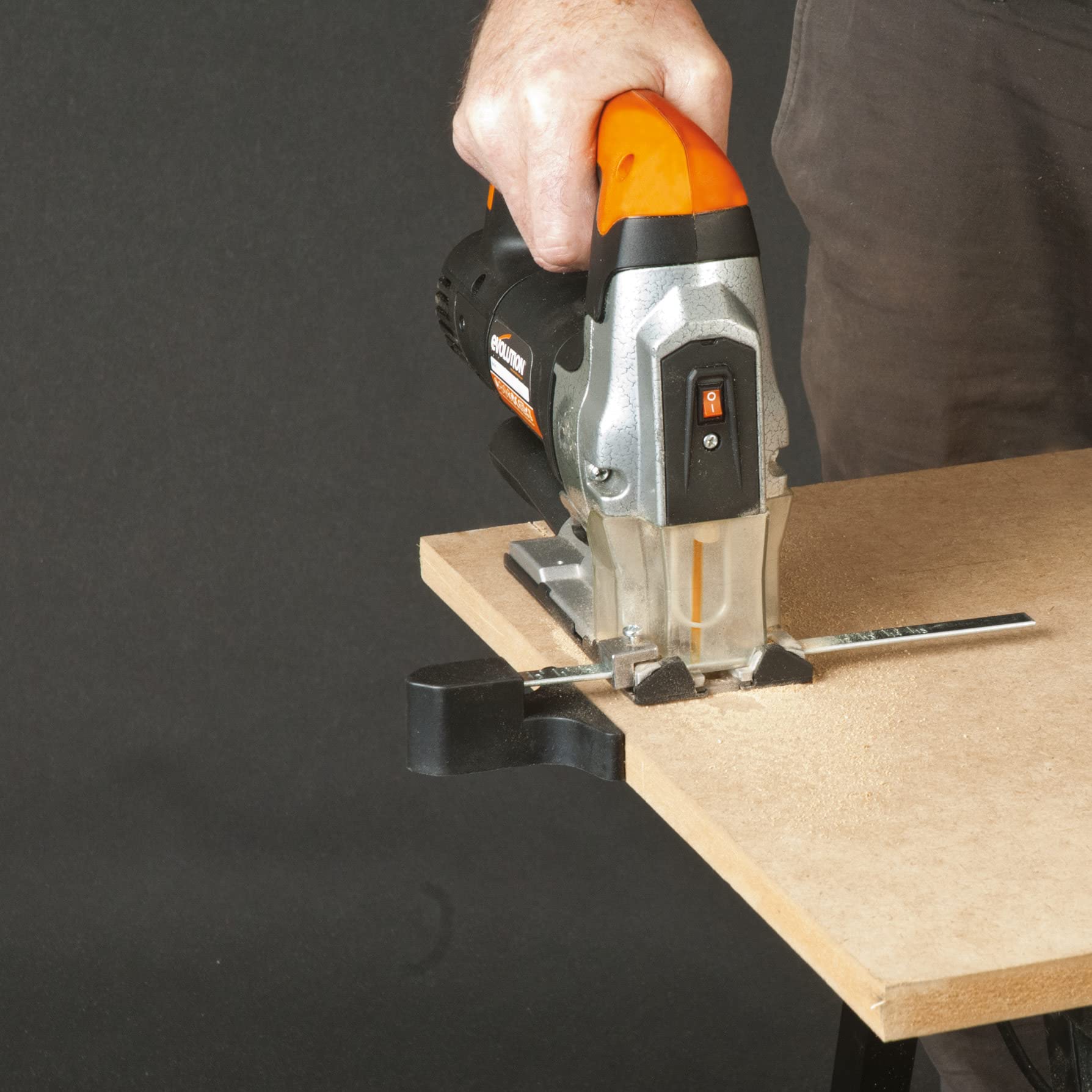 Evolution Power Tools Rage 7-S Seghetto multiuso - Taglio su legno, acciaio, plastica e molto altro - 5 lame incluse - 710 W