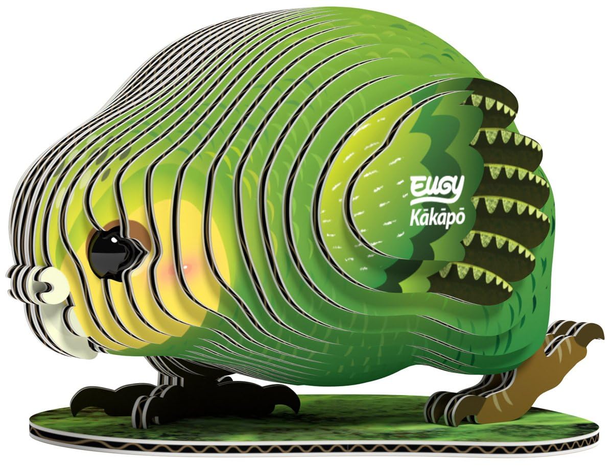 EUGY 099 Kakapo. Eco-Friendly 3D Paper Puzzle โ image 1