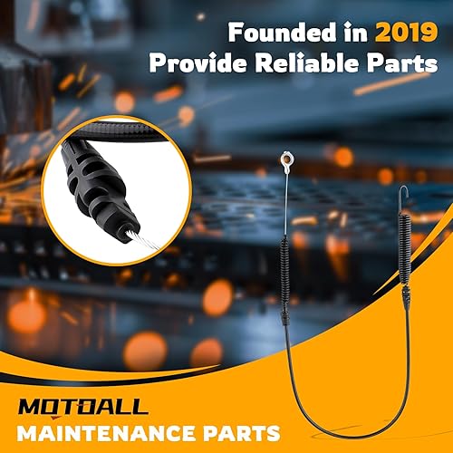 Miniatura 6 de MOTOALL 946-05124A - Cable de enganche de cubierta para MTD Craftsman Huskee Troy Bilt Murray (sustituye a 746-05124 746-05124A, 946-05124)