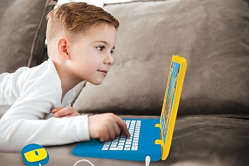 Miniatura 4 de LEXiBOOK - Paw Patrol - Portátil Bilingüe y Educativo InglésEspañol - Juguete para Niños, 170 Actividades para Aprender, Jugar Juegos y Música,