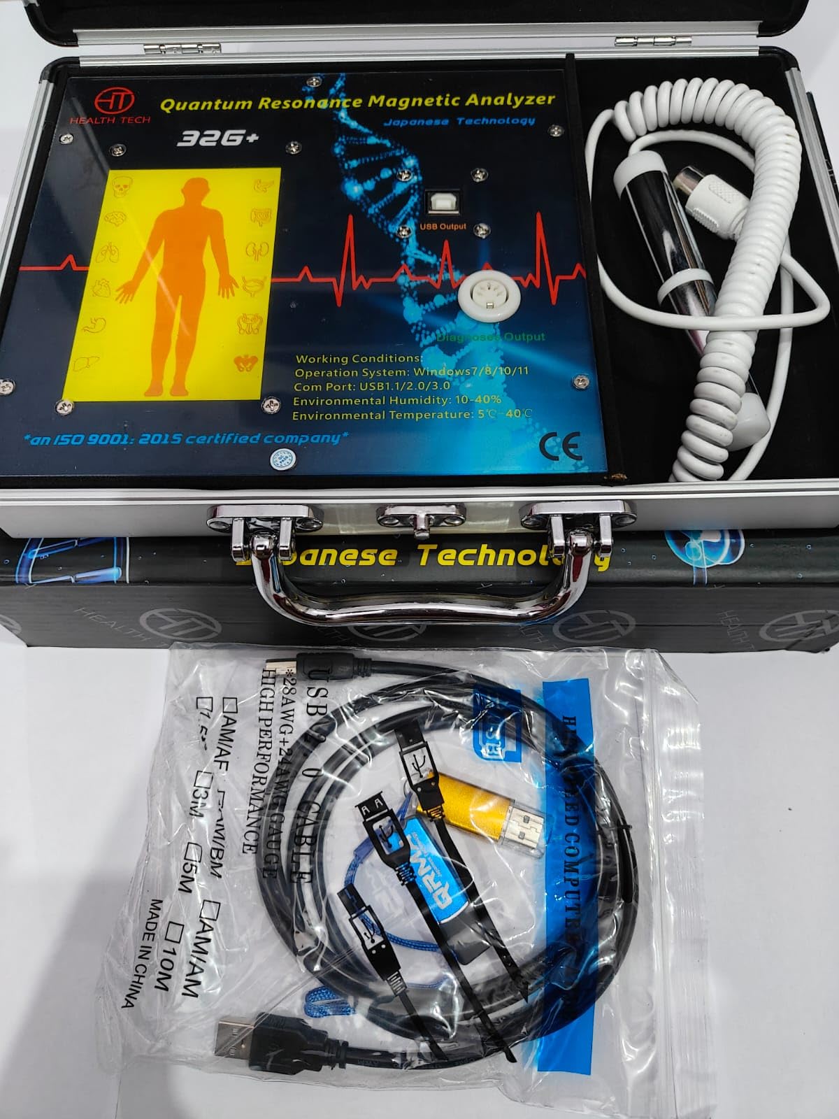 Quantum Resonance Magnetic Analyzer 32G+ | 5G-Supported Full Body Health Checkup Machine | Latest 2-in-1 Diagnostic Technology | Body Scanner | Health Analyzer | Biofeedback Machine | Wellness Device | Home & Clinic Use | Holistic Health | Alternative Medicine | Naturopathy | Accurate Body Scan | Personal Health Monitor | Self-Care Device | Fitness Tracker-image-28