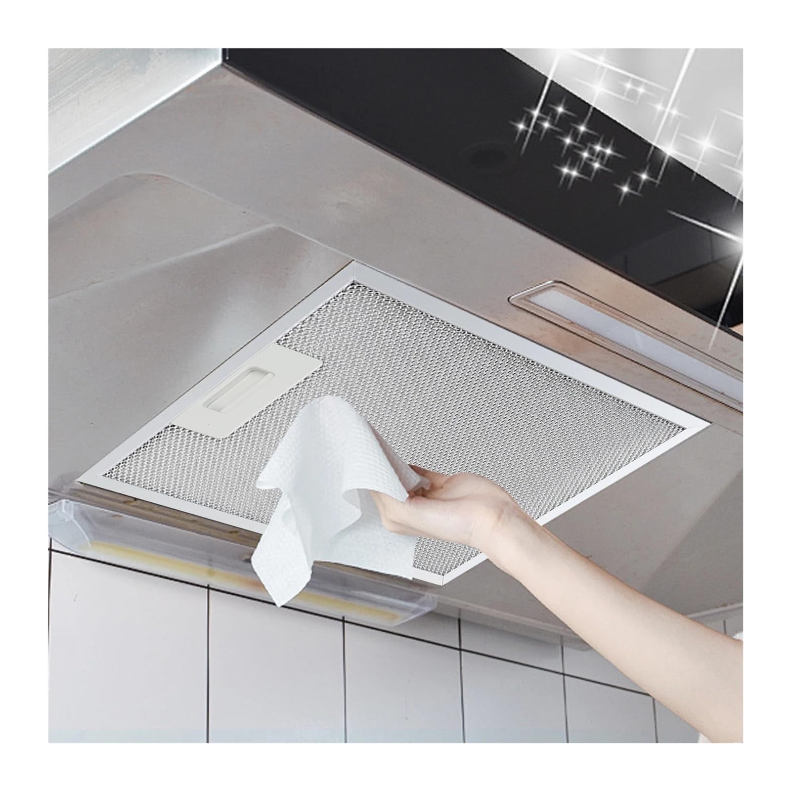 Filtro De Campana Extractora De Malla De Aluminio, Filtro De Ventilación De 330x230x9mm, Repuesto De Accesorios for Electrodomésticos De Cocina, 2 Uds.