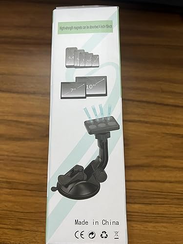 Miniatura 10 de OHLPRO Soporte magnético para tableta, parabrisas, iPad, teléfono con ventosa con imanes, para todos los teléfonos Apple de 6 a 11 pulgadas, iPad