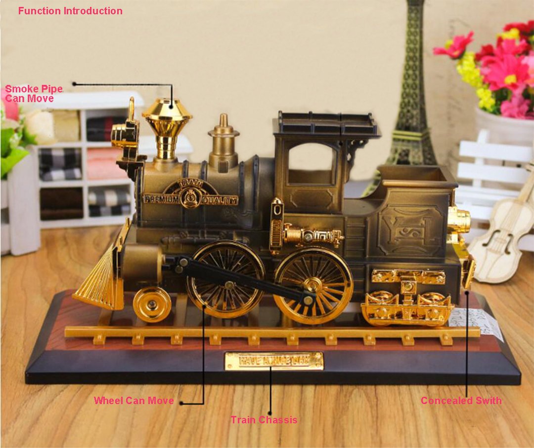 Amazon.com: HorBous Classic Vintage Retro Clockwork Railway Train