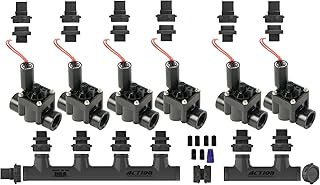 SPW Hunter Premium Valve Manifold System PGV101GS with Flow Control - Heavy Duty Action Machining Parts - 3/4'' or 1'' Slip PGV-101 (6 Zone)