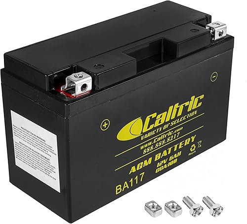 Caltric Agm - Batería compatible con Suzuki Dr-Z400E Dr-Z400S Dr-Z400Sm 2000 2001 2002 2003 2004 2005-2017