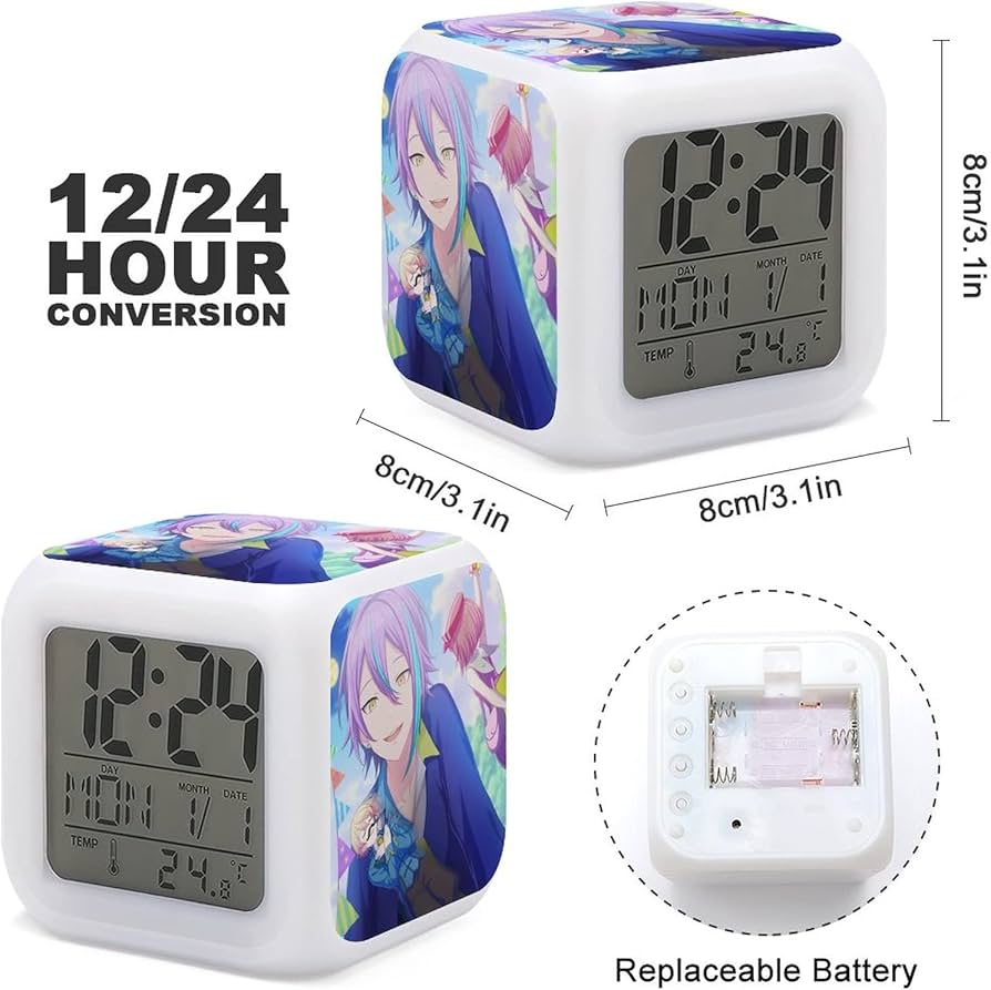 Amazon.co.jp: プロジェクトセカイ 神代 類 目覚まし時計 LEDデジタル