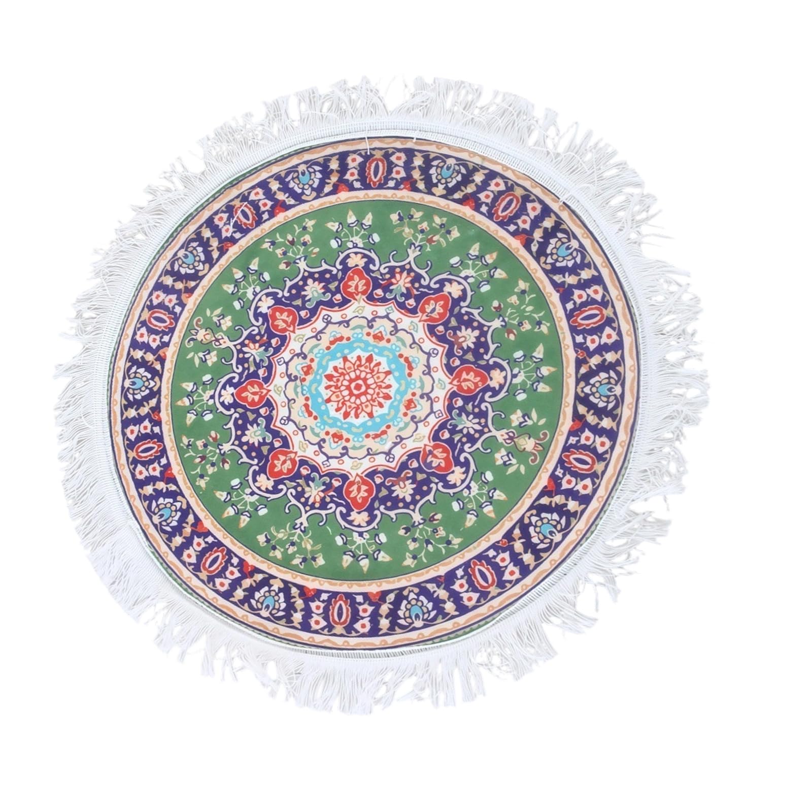 Jazuaiao Sturdy Print Round Carpet Suitable for Interiors and Shop Displays 50cm Wide Entryway Entrance Mat