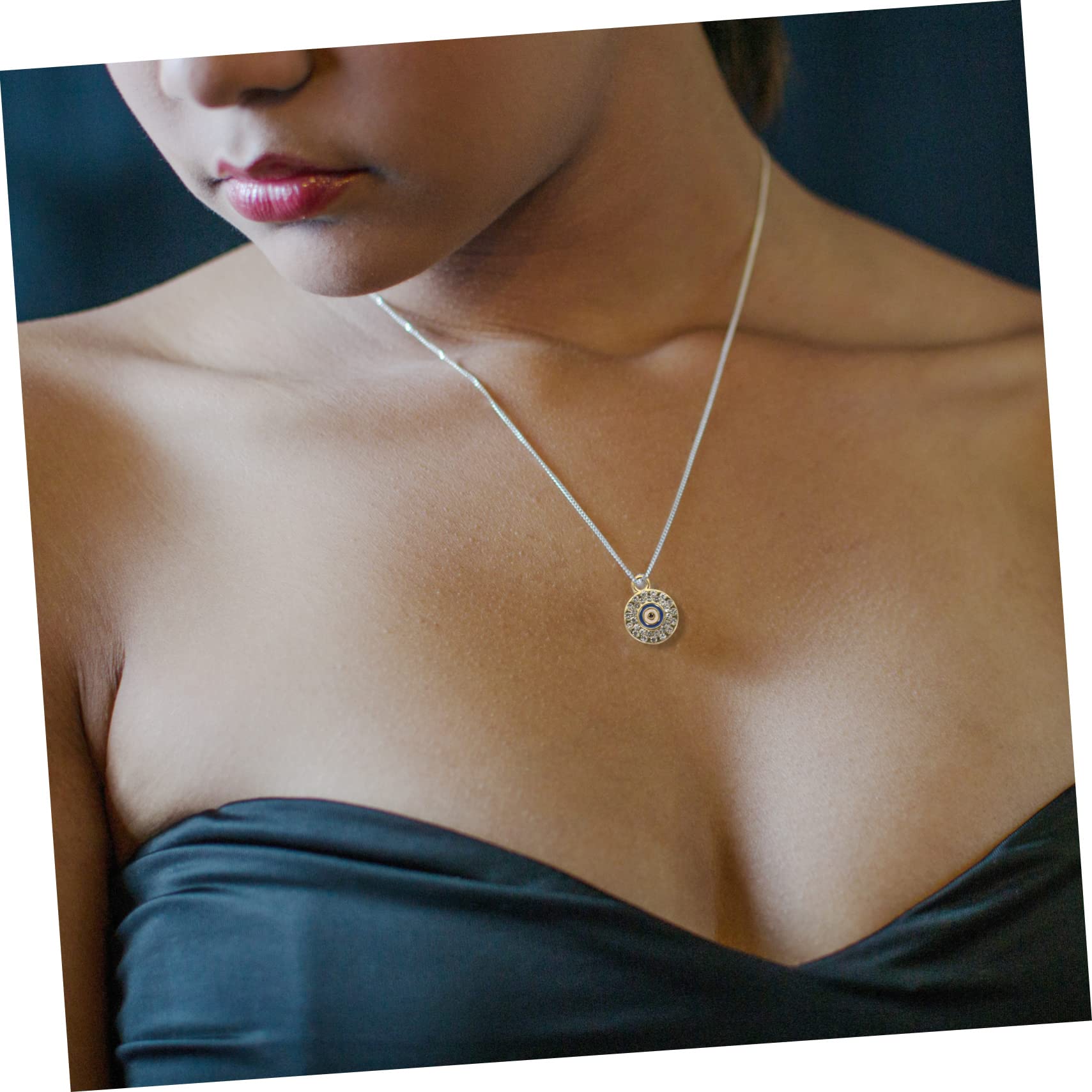 EXCEART Malocchio Arredamento Braccialetto Braccialetti Di Fascino Bracciali Fai Da Te Collane Fai Da Te Accessori Per Gioielli Fai Da Te Fascini Della Collana Della Lega
