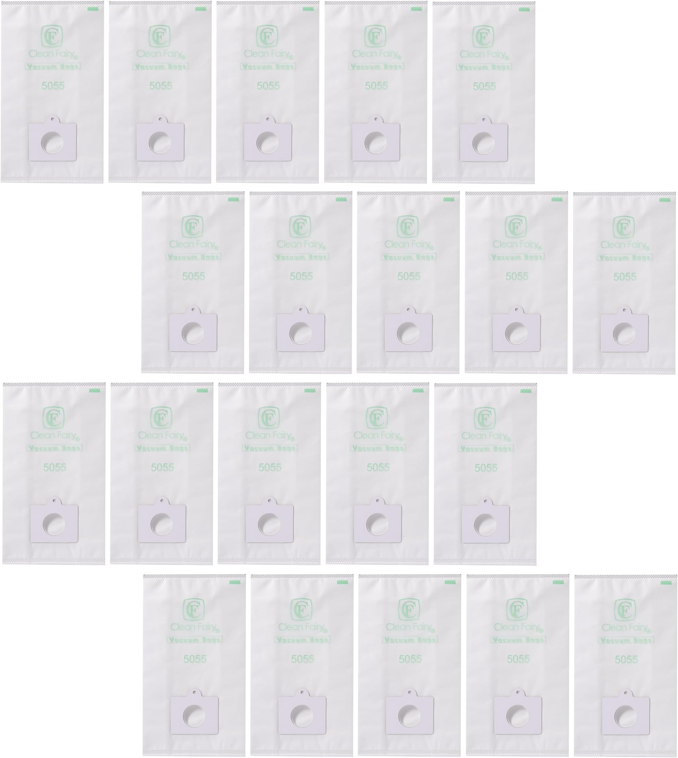 CF Clean Fairy 20Pack Replacement Kenmore 53292 Type C/Q 5055 Vacuum Bags Compatible With Canister 81214, 81414, 81614, 81615, 81714, 21814, BC7005, BC3005, BC3006, BC2005