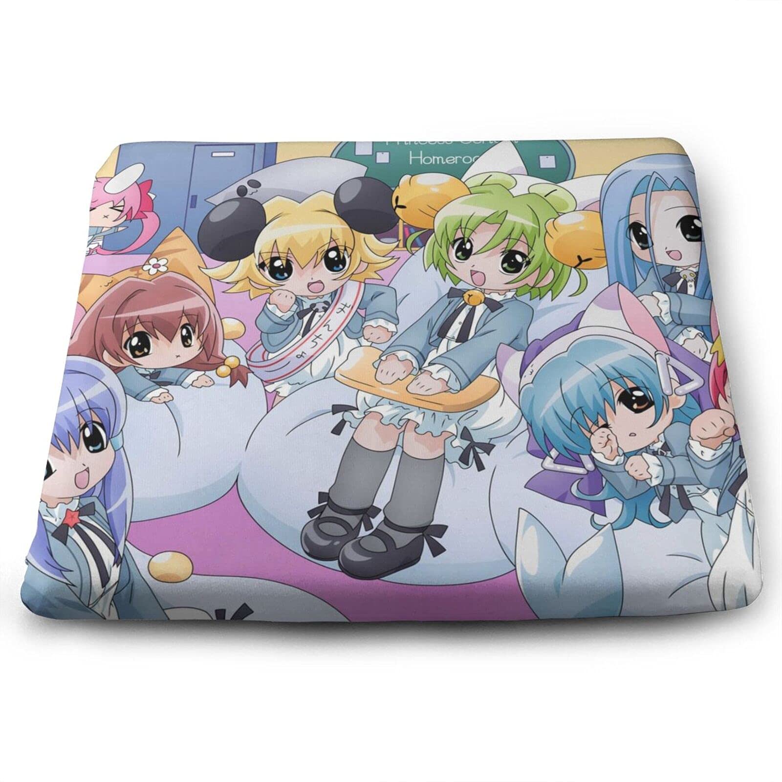 Amazon Co Jp デ ジ キャラットにょ 3 人気 座布団 低反発 クッション ウレタン 抗菌 防臭 通気性 柔らかく快適 無重力 お手入れ簡単 四季通用 チェアパッド 座面クッション ホーム キッチン