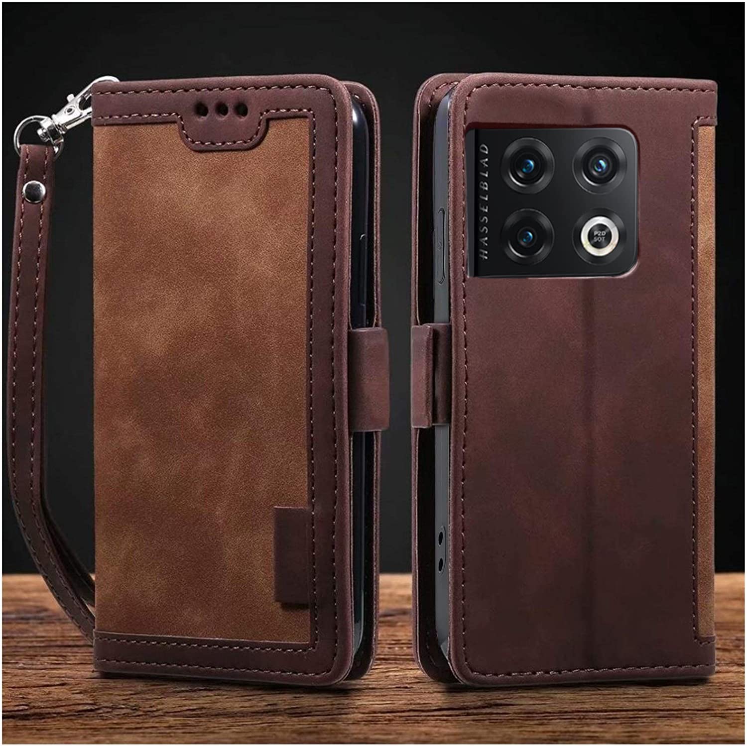 Excelsior Premium PU Leather Wallet flip case Cover with | Card and Cash Slot | 360 Full Body Protection | Inner TPU case for Oneplus 10 Pro (Coffee) (B0BD24F17J) Amazon Price History, Amazon Price Tracker