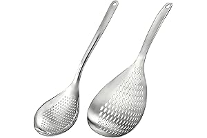Suwimut Skimmer Slotted Spoon (2-Pack): Unparalleled Convenience for Egg Poaching