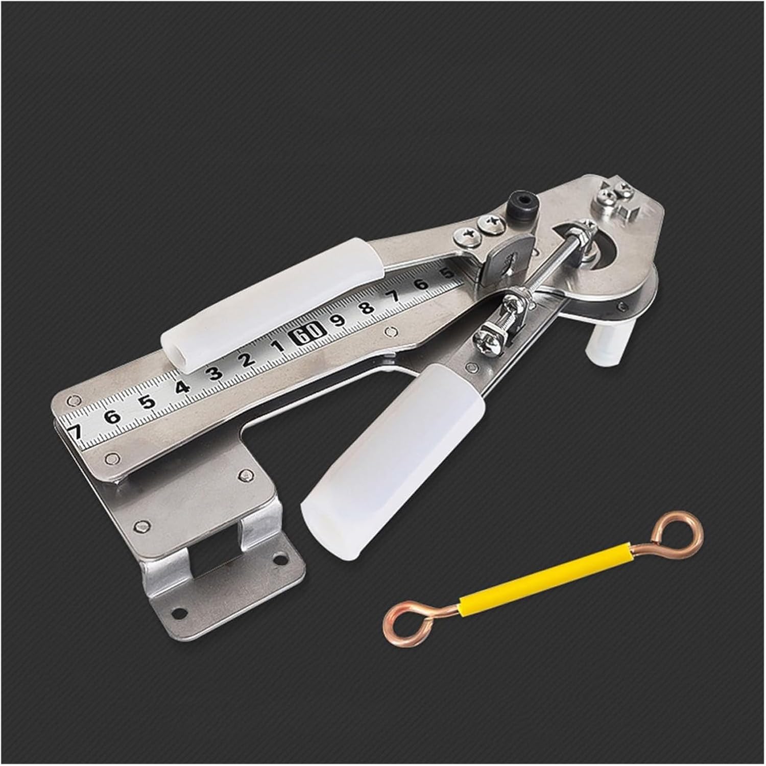 ZMJGLL Adjustable Manual Wire Bender, Versatile Wire Bending Machine for DIY Projects, Workshops, and Crafts,for Workshops and Projects.