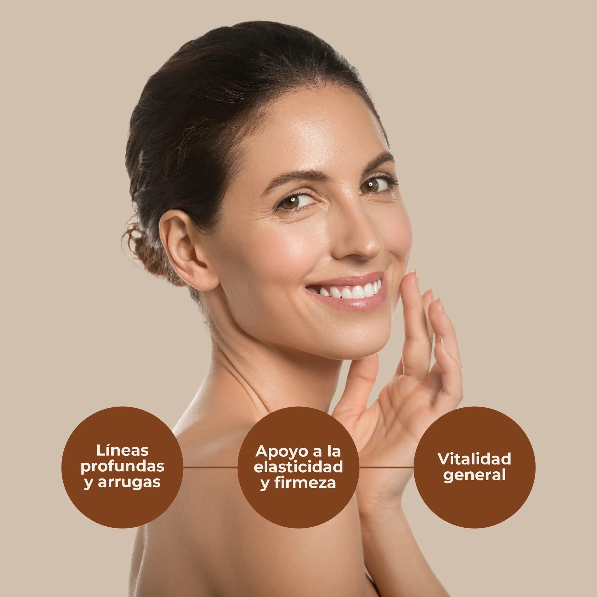GOLD COLLAGEN Forte Ageless - Complemento Colágeno Marino Hidrolizado (12gr) con Ácido Hialurónico Antiarrugas, Pro Retinol, Vitamina C, D, Biotina, Coenzima Q10, Elastina Reduce Líneas Finas, 10x50ml