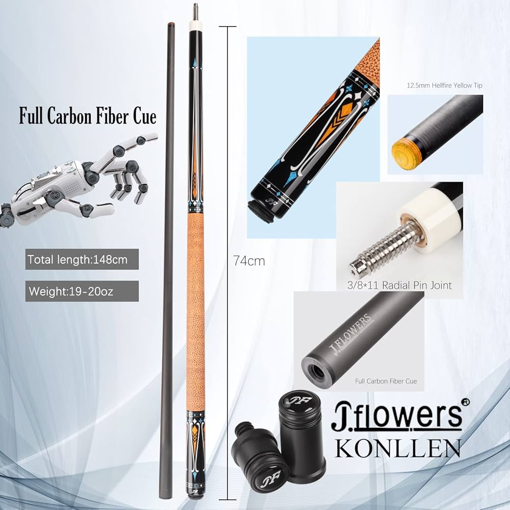 KONLLEN ビリヤードキュー セット Amazon.co.jp: KONLLEN プールキューエクステンション バンパー3