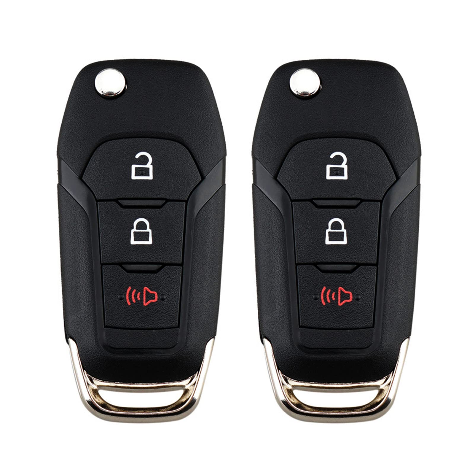 TG Auto Keyless Entry Remote Car Key Fob 315Mhz Replacement For 2015-2019 Ford F-150 F-250 F-350 FCC ID : N5F-A08TAA PN : 164-R8130-2 Pack