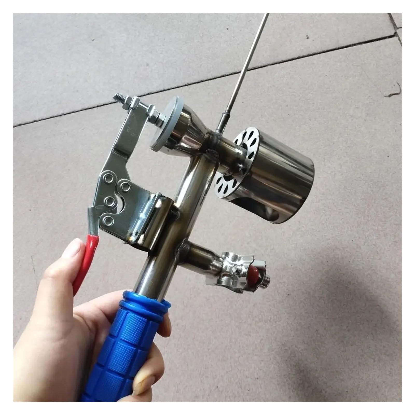 Oxalsäure Verdampfer, Thin Tube Oxalic Acid Spray Oxalic Acid Cigarette Gun Easy To Operate With One Hand(6mm)