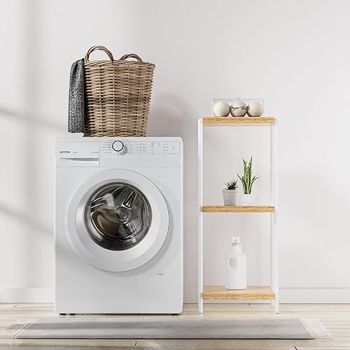 Miniatura 6 de Soporte de bola para secadora para lavandería, contenedor acrílico para lavavajillas con tapa, dispensador de bolas de secadora, organización de