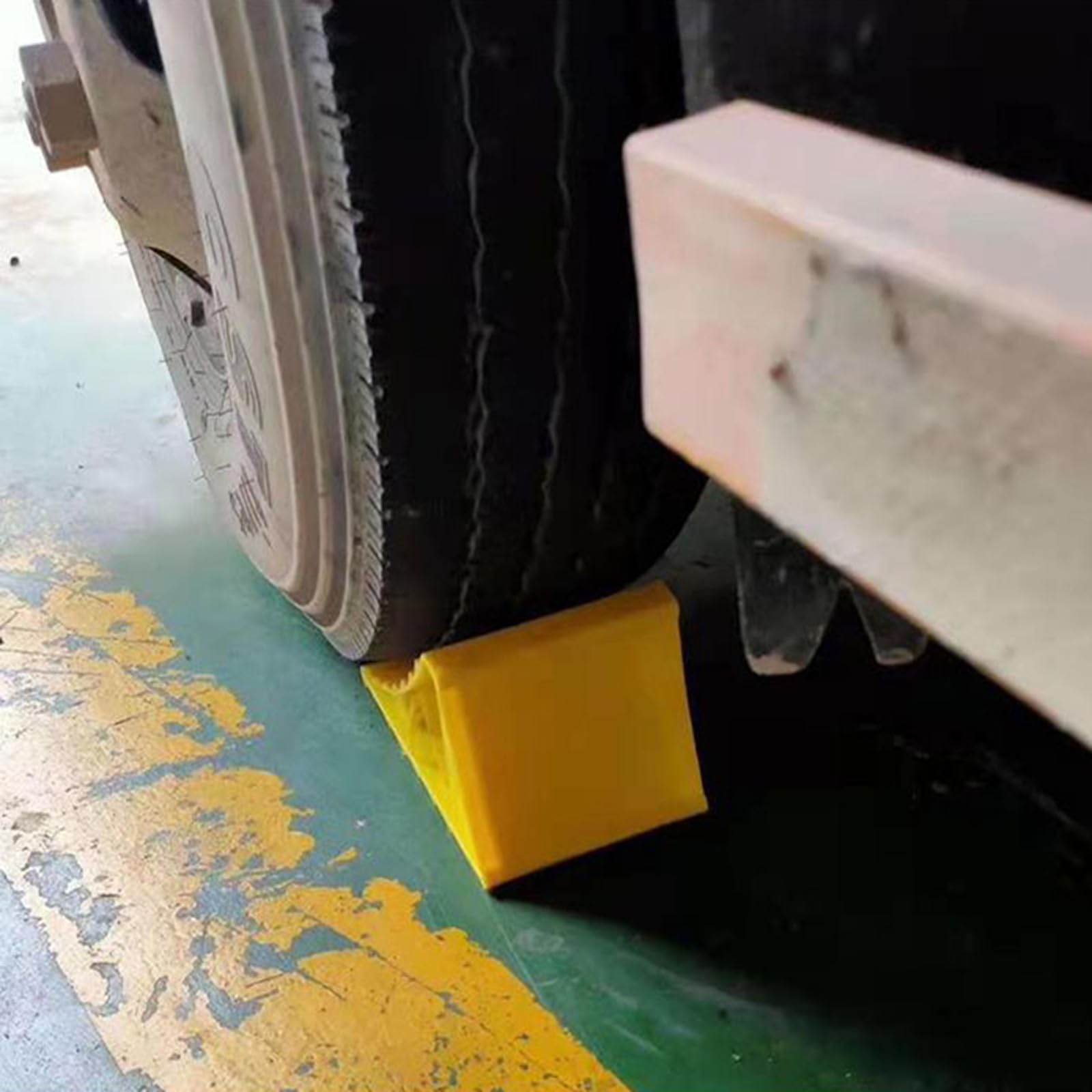 Coppia cunei ruota cunei con maniglie essenziali cunei ruota veicolo per rimorchi camion
