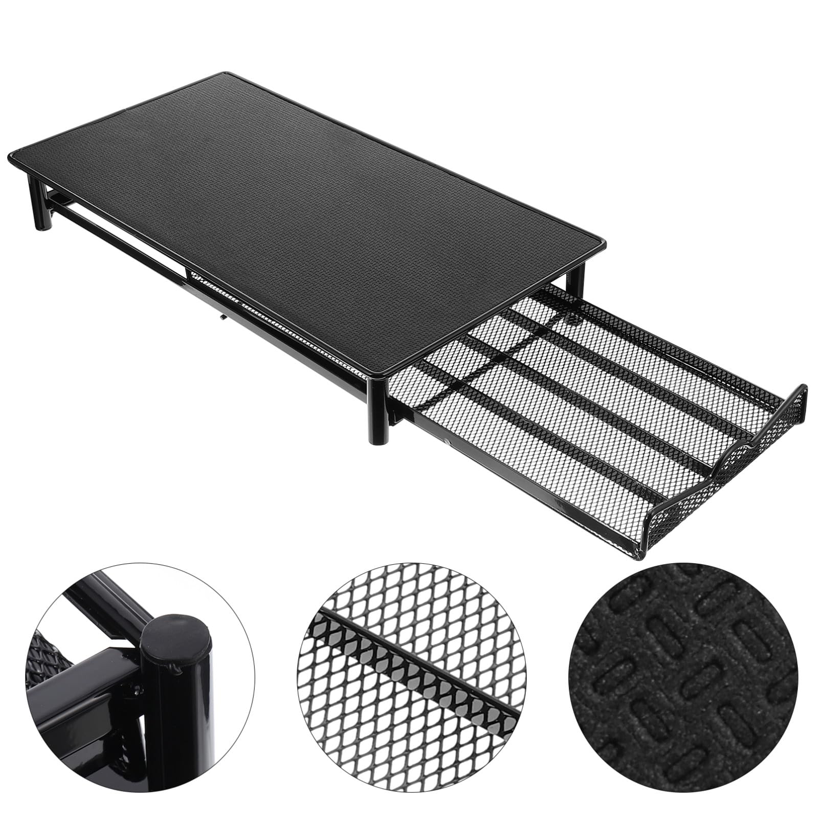 Zerodeko Caja de Almacenamiento y Capacidad para 40 Cápsulas para Cápsulas de Café de Metal Hierro con 4 Compartimentos Diseño y Antióxido Adecuado para Cocina o Escritorio