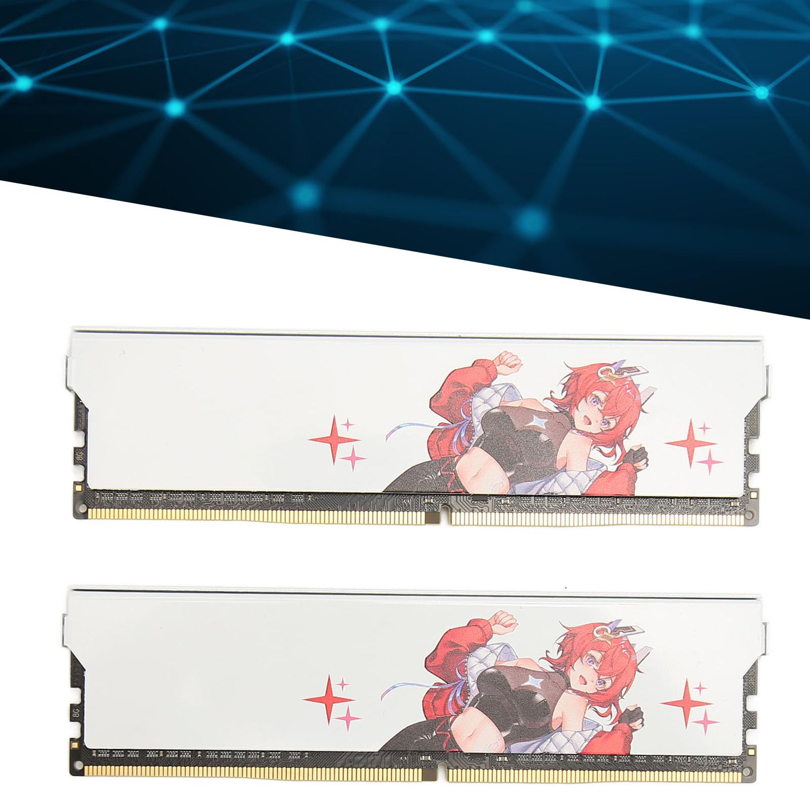 Moduł pamięci pulpitu, 3600MHz Kompatybilny z rozpraszaniem ciepła XMP2.0 CL 16 20 20 38 DDR4 RAM do gier (16GB (2x8GB))