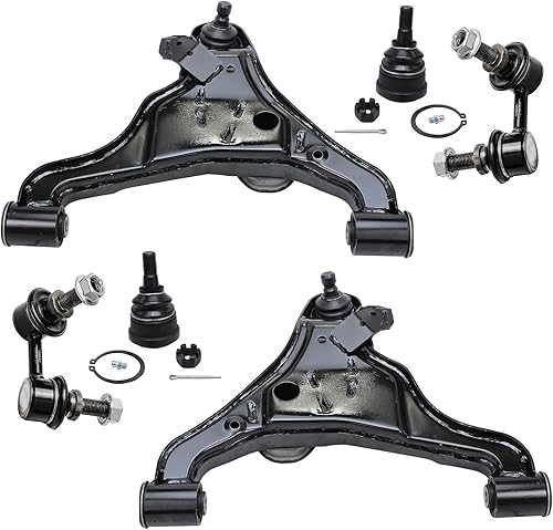 Miniatura 289 de Detroit Axle - Kit de brazos de control AWD para cargador Chrysler 300 Dodge Challenger Magnum, 2 brazos de control superiores delanteros con rótula