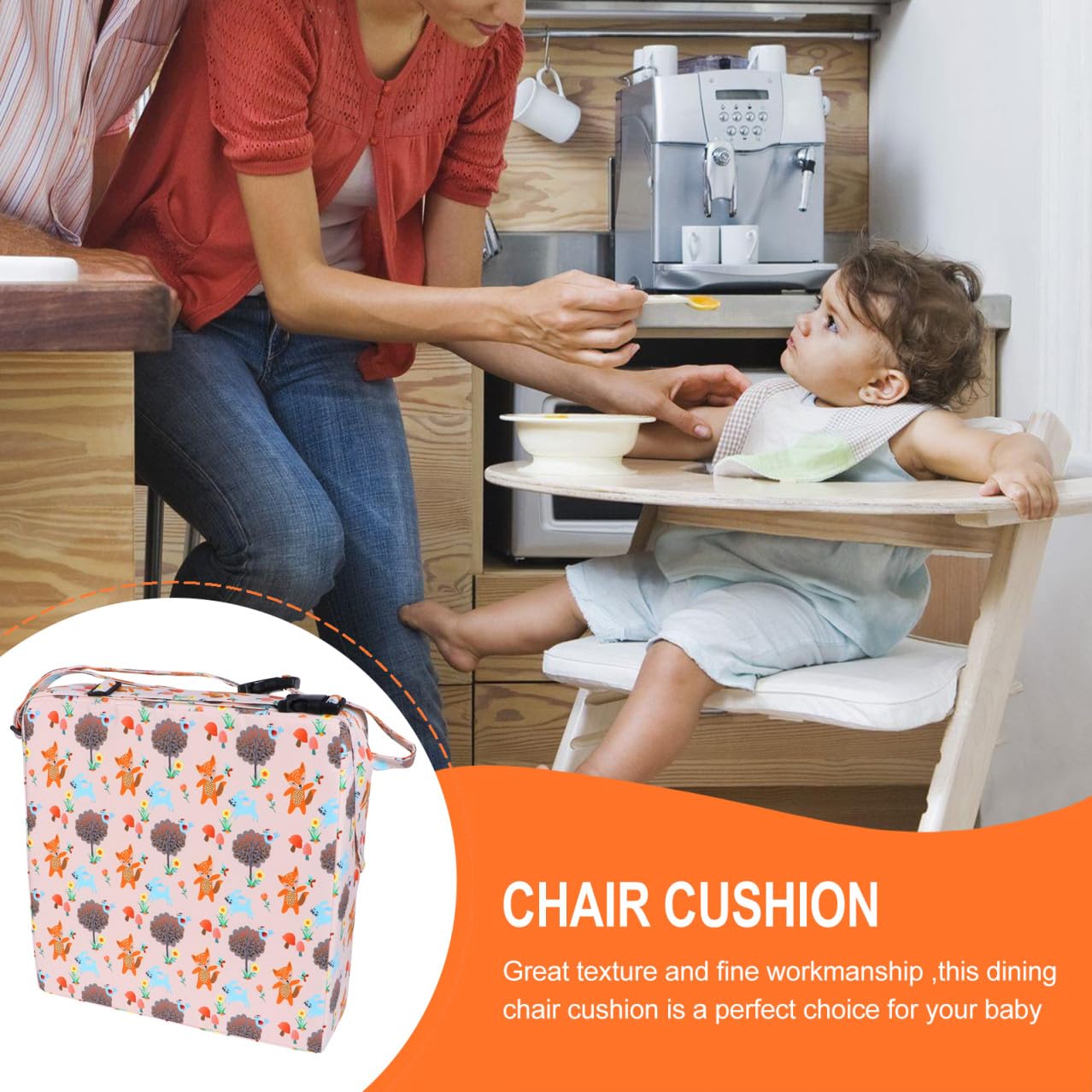 ibasenice 1 Pc Almohadilla De Refuerzo Tronas Para Bebe Manteles Cuadrados Niño Comedor Cojín Cojines Para Sillas Almohadilla Para Silla Elevadora Poliéster Niño Pequeño Bebé Esponja
