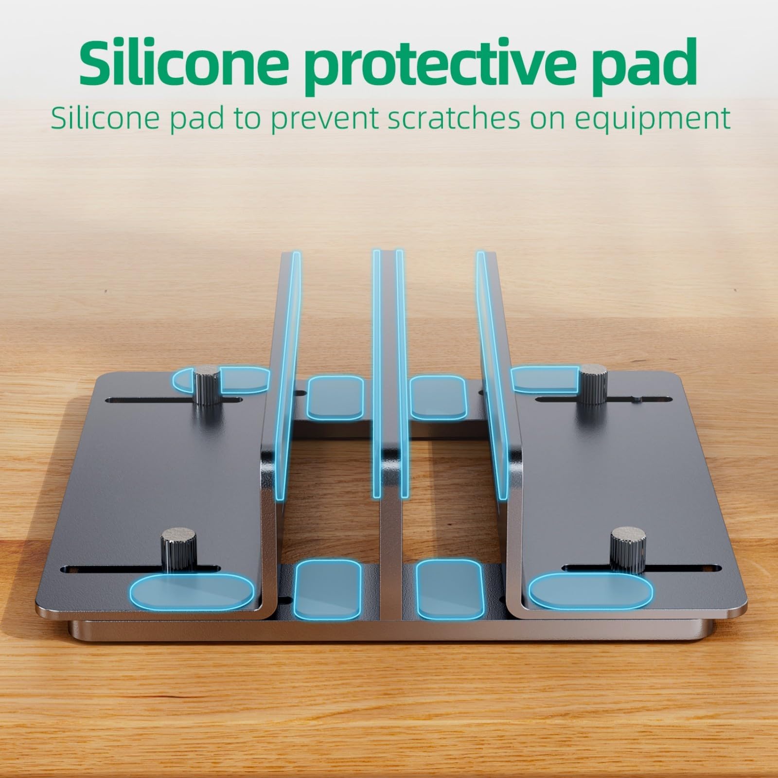 Supporto regolabile per laptop – Supporto verticale ergonomico per raffreddamento e dissipazione del calore ottimali per laptop e tablet