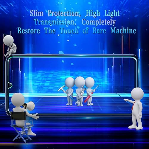 Miniatura 5 de MAYtobe [Paquete de 2] Protector de pantalla diseñado para Samsung Galaxy A23 5G, vidrio templado, compatible con fundas, sin burbujas, fácil de