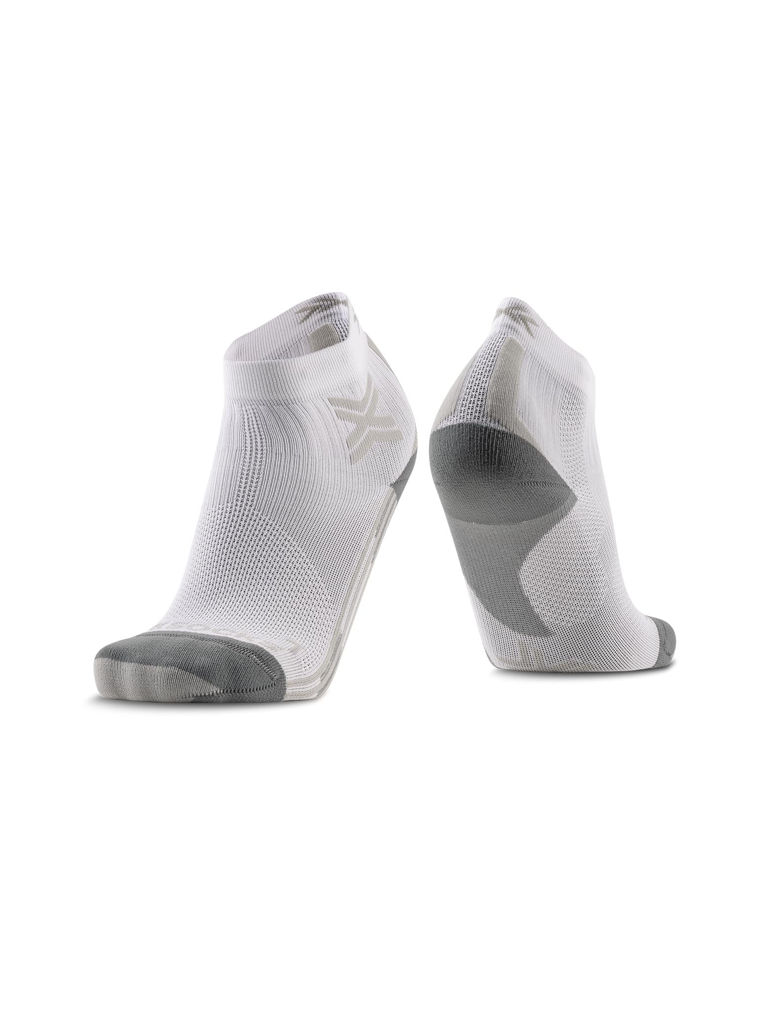 Skarpety za kostkę X-SOCKS Run Discover dla kobiet - najwyższy komfort dzięki zaawansowanym technologiom, optymalny przepływ powietrza i zwiększona ochrona - Arctic White/Pearl Grey, 37-38