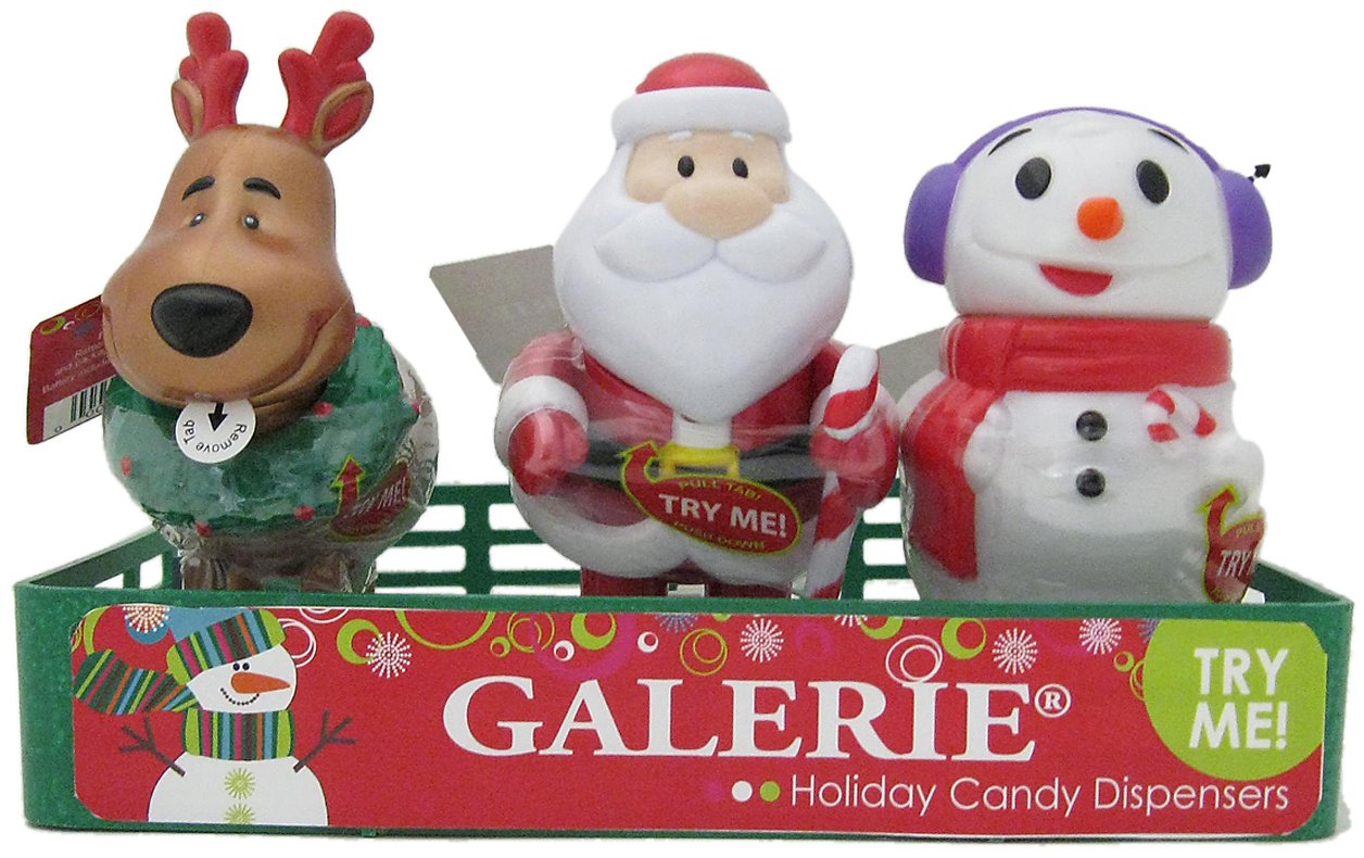 GalerieHoliday Candy Dispensers, 6 Count