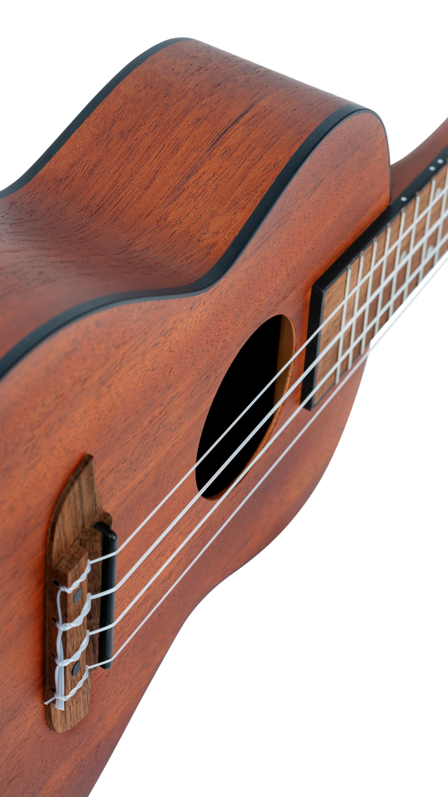 Ortega Guitars Ukulélé Concert Acoustique – Série Bonfire – Sapele, Naturel (RU4MM)