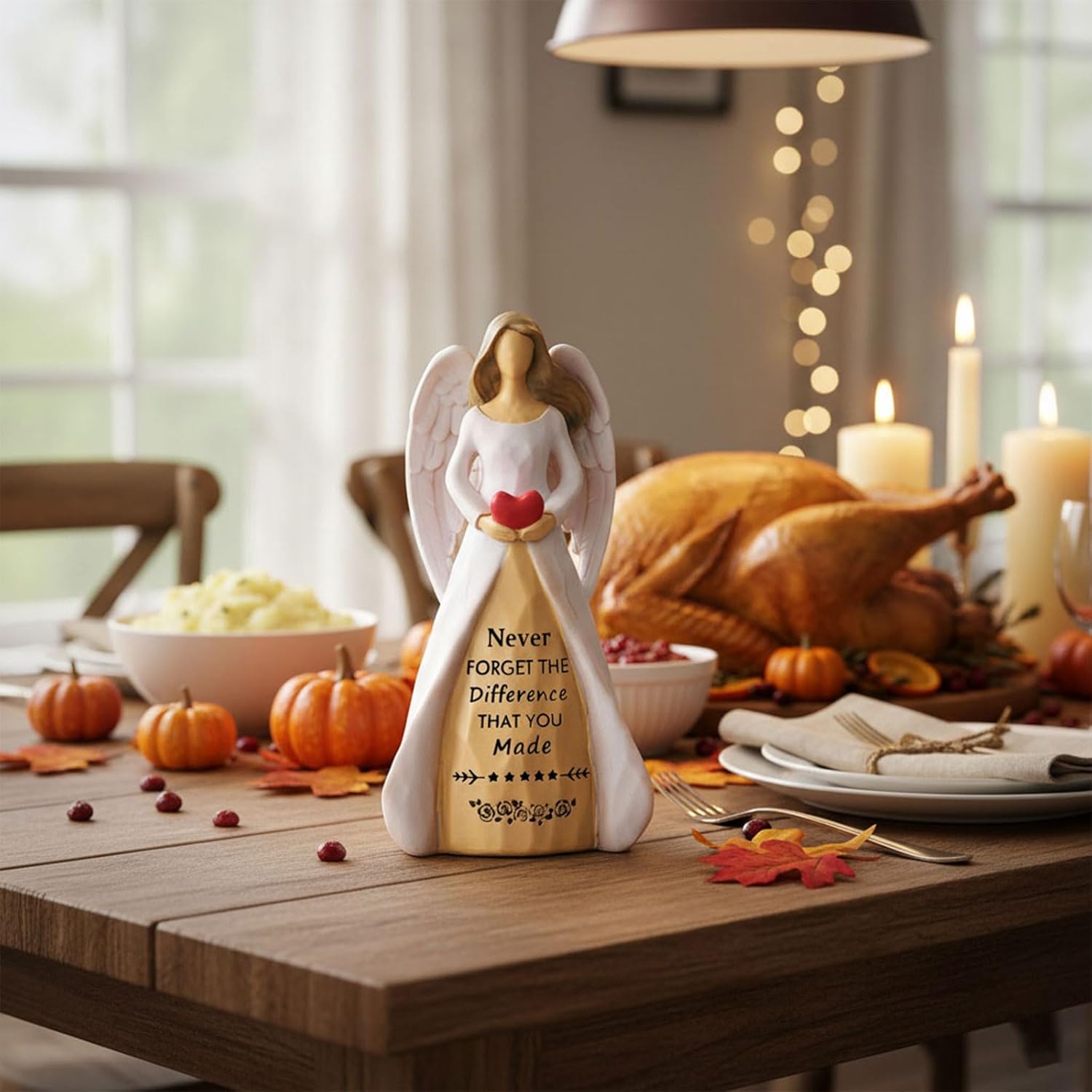 Thank You Angel Figurine 5.5" - Inspirational Appreciation Gift for Women, Coworkers, Teachers, Nurses,Friends for Employee Recognition, Birthday, Mother's Day, Retirement or Christmas - Image 5