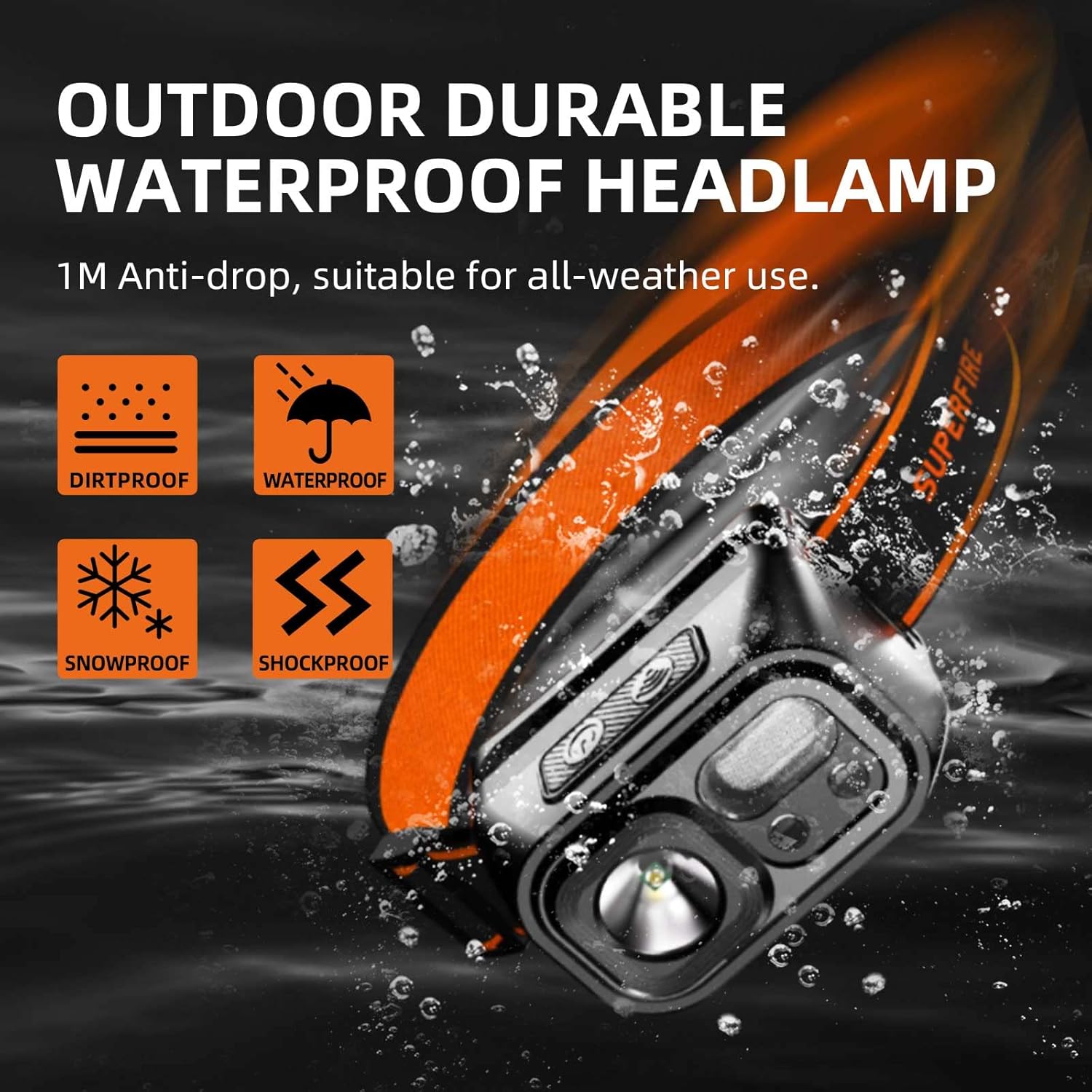 Hlavice SuperFire HL23-Samp Vodotěsné a odolné