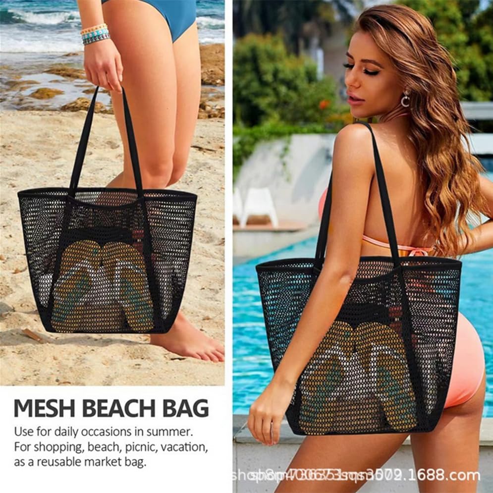 Sac de piscine en maille grand volume résistant au sable - 6