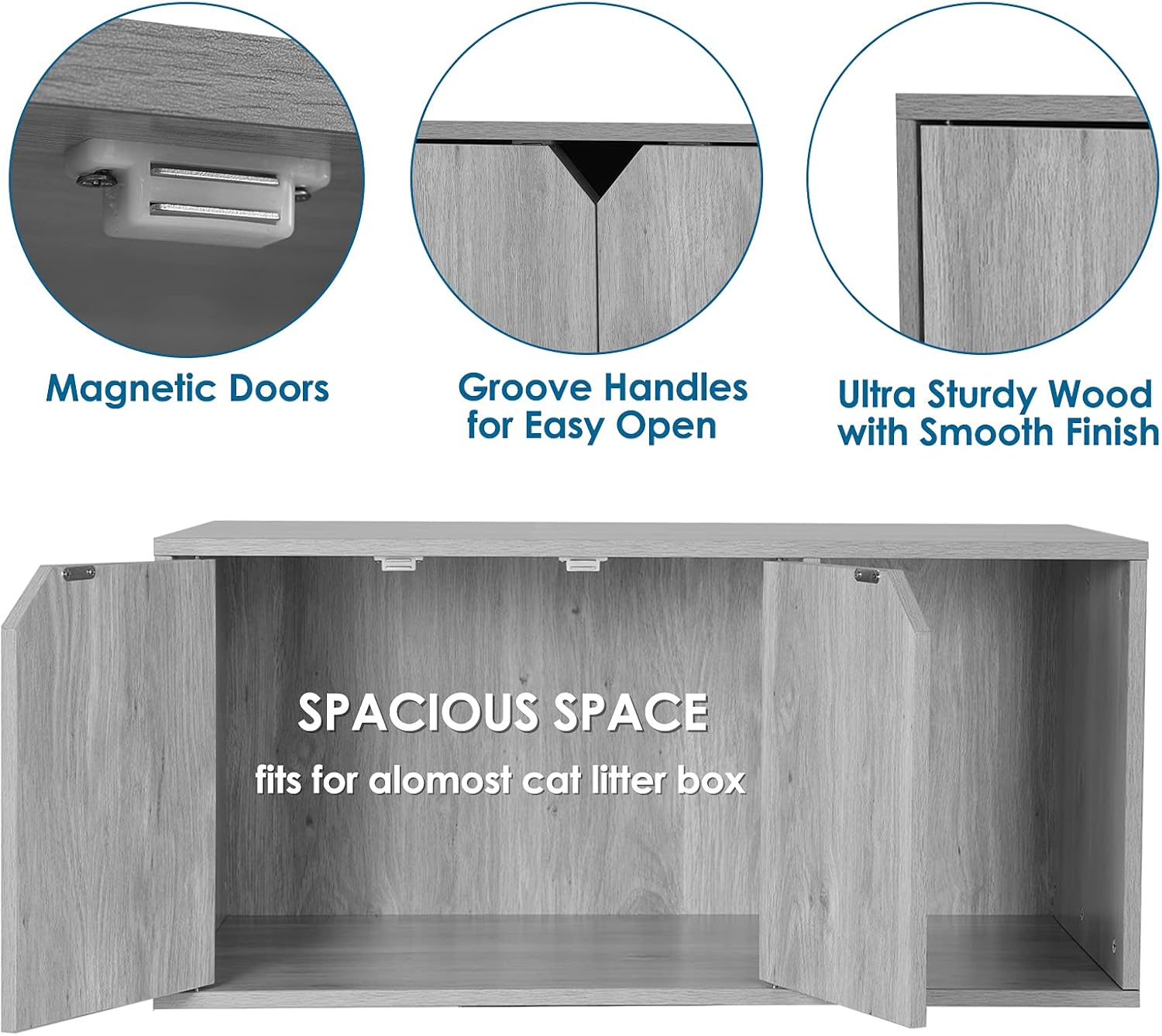stackable cat litter box