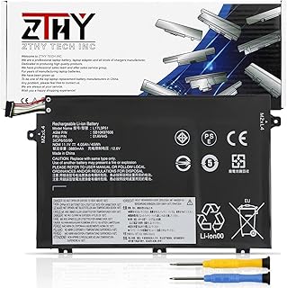 ZTHY 45Wh 01AV445 L17L3P51 Laptop Battery Replacement for Lenovo ThinkPad E480 E485 E495 E580 E585 E490 E590 E595 E14 E15 Series SB10K97606 SB10K97608 01AV448 L17C3P51 L17M3P52 SB10K97609