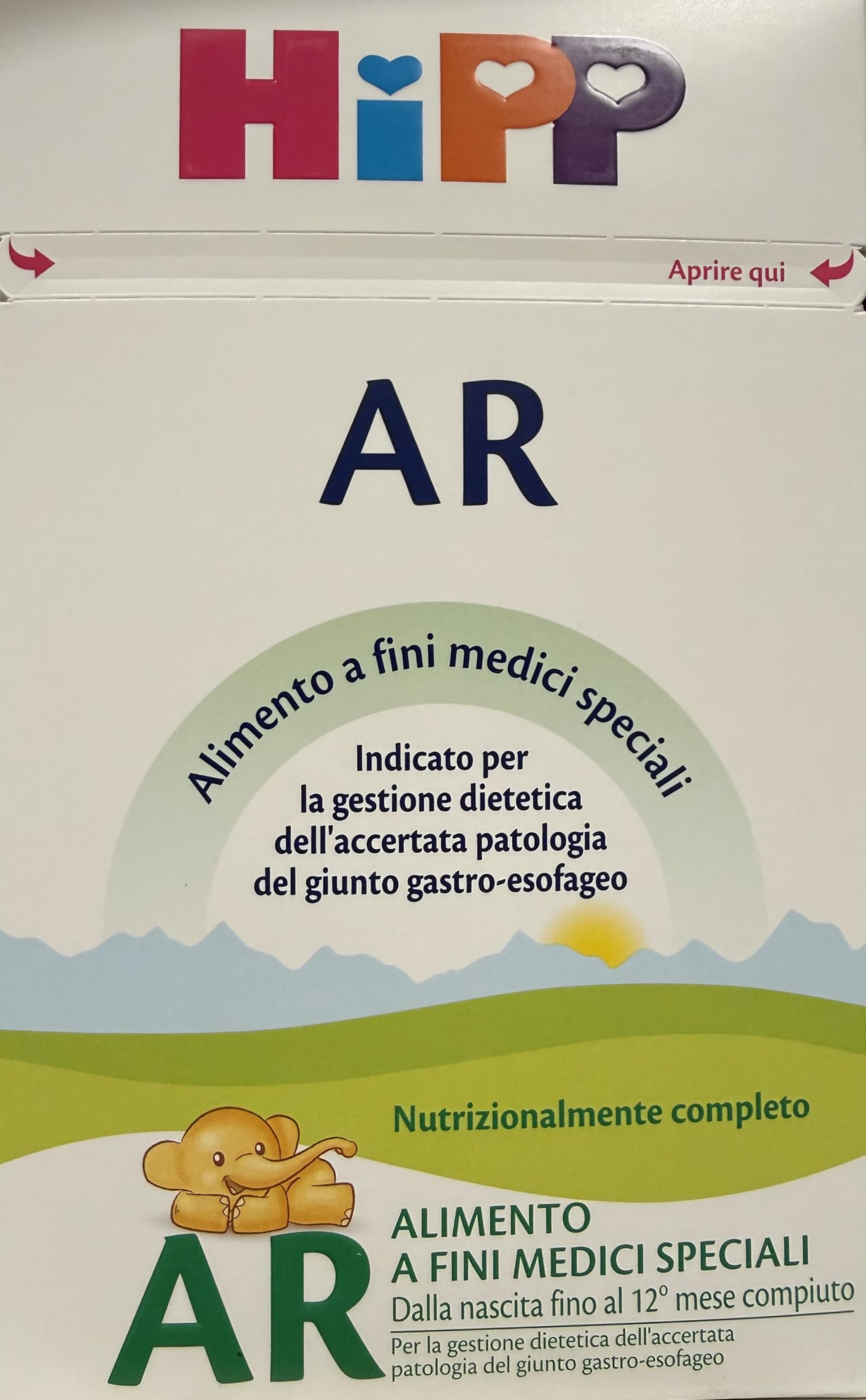 Hipp AR Latte Anti-reflusso Alimento a fini medici Speciali 600g