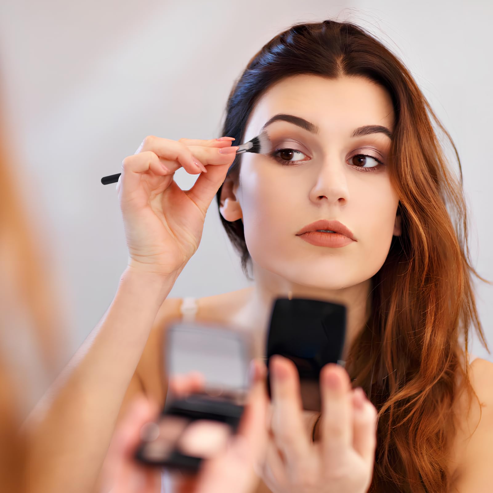 Beavorty Professional Brush Set 3pc Fan Shaped Mascara Brushes for Lash Extension for Lashes